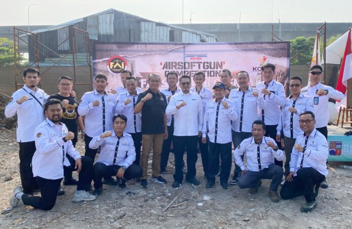 Pelantikan pengurus Federasi Airsoftgun Indonesia (FAI) Kota Bogor di FAI Arena, Jalan Sholeh Iskandar, Kota Bogor, Sabtu (6/6/2026). Foto: Harnas.id