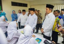 Menko PMK dan Menag Tinjau MTsN 1 Bogor, Revitalisasi Madrasah Mulai Terlihat Hasilnya Menko PMK Pratikno dan Menteri Agama Nasaruddin Umar meninjau hasil revitalisasi MTs Negeri 1 Kota Bogor, Rabu (10/6/2026). Foto: Pemkot Bogor