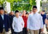 Tahun Baru Hijriah Jadi Pengingat, Jusuf Kalla: Masjid Jangan Hanya Ramai Saat Salat Jusuf Kalla menghadiri peringatan Tahun Baru Hijriah 1448 H di Masjid Agung Bandung. Foto: Harnas.id