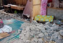 Gempa M 6,7 Guncang Sulawesi Tengah, BPBD Masih Data Kerusakan dan Dampaknya Petugas melakukan pendataan dampak gempa bumi di wilayah Sulawesi Tengah. Foto: BNPB