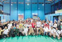 Kejurkot PBSI Kota Bogor 2026 Dibuka, 316 Atlet Muda Berebut Tiket Menuju Panggung yang Lebih Tinggi Suasana pembukaan Kejuaraan Kota (Kejurkot) PBSI Kota Bogor 2026 di Gedung Indoor B GOR Pajajaran. Foto: Harnas.id