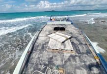 TNI AL Gagalkan Dugaan Penyelundupan 3,88 Ton Pasir Timah di Perairan Bangka High Speed Craft yang diduga digunakan untuk mengangkut pasir timah ilegal saat diamankan TNI AL di Perairan Bangka. (Dok. Dispenal)