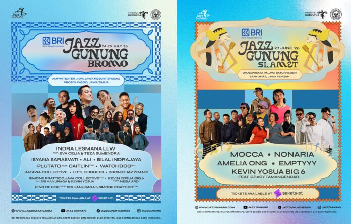 Flyer promosi BRI Jazz Gunung Series 2026. (Dok. Jazz Gunung Indonesia)