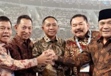 Momen Langka di Harkopnas 2026, Kapolri hingga Kepala BIN Kompak Satu Frame Lima Pimpinan Lembaga Negara Hadiri Puncak Hari Koperasi Nasional 2026 di Indonesia Arena Jakarta. Foto: Istimewa