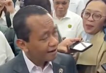 Pertamax Masih Bertahan di Rp16.250, Saat Turbo hingga Dexlite Kompak Turun Harga Menteri ESDM Bahlil Lahadalia saat memberikan keterangan kepada awak media. (Dok. Istimewa)
