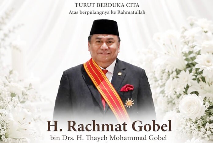 Kabar Duka Wafatnya Rachmat Gobel Disampaikan Melalui Akun Instagram Resmi" (Dok. Instagram @rachmatgobel_rg).