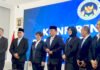 BGN Resmi Lantik 5 Deputi Baru untuk Perbaiki Tata Kelola MBG Wakil Kepala BGN Agustina Arumsari bersama jajaran pejabat tinggi madya yang baru dilantik di Kantor Pusat Badan Gizi Nasional (dok. Istimewa)