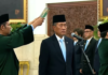 Prabowo Lantik Donny Ermawan Pimpin URI, Sudaryono Sekaligus Resmi Nahkodai BGN Presiden Prabowo Subianto melantik Donny Ermawan dan Yos Sunitiyoso sebagai pimpinan Universitas Republik Indonesia di Istana Negara, Jakarta. Foto: Setpres