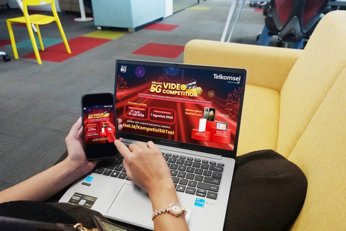 Tampilan web Telkomsel 5G Video Competition sebagai wadah kreativitas pelanggan dalam membuat konten video. (Dok. Telkomsel) Tampilan web Telkomsel 5G Video Competition sebagai wadah kreativitas pelanggan dalam membuat konten video. (Dok. Telkomsel)