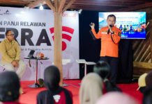 15 Tahun TERRA, Telkomsel Siapkan Relawan Muda Hadapi Bencana Lewat Gladian PANJI Peserta Gladian PANJI Relawan TERRA Mengikuti Pelatihan Kesiapsiagaan Bencana di Salah Satu Lokasi Kegiatan (Dok. Telkomsel)