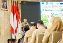 Tak Perlu Mendadak Jelang Iduladha, ASN di Jabar Kini Bisa Menabung Kurban Lewat Program Berehan Wakil Wali Kota Bogor Jenal Mutaqin membuka sosialisasi program Berehan bagi ASN di Balai Kota Bogor (dok. Pemkot Bogor)