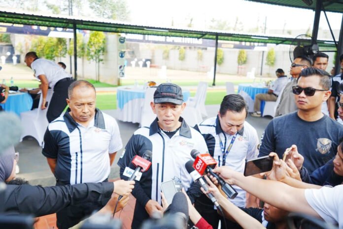 Kapolri Jenderal Polisi Listyo Sigit Prabowo menghadiri Kapolri Cup Shooting Championship 2026 di Lapangan Tembak Hoegeng Iman Santoso, Kelapadua, Depok. (Dok. Polri)