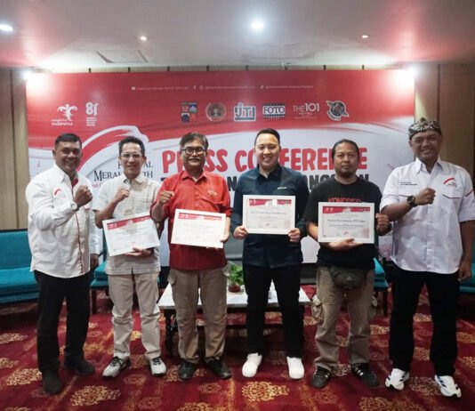 Festival Merah Putih 2026 Siapkan 17 Agenda, Bogor Bersolek Sepanjang Bulan Kemerdekaan Panitia Festival Merah Putih 2026 saat memaparkan rangkaian agenda Bulan Kemerdekaan yang akan digelar di Kota Bogor sepanjang Agustus 2026. (Dok. Tim FMP)