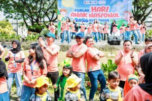 Kebersamaan Wali Kota dan Wakil Wali Kota Bogor dengan Anak-anak Warnai Puncak HAN 2026. Foto: Pemkot Bogor