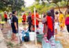 Kemarau Mulai Terasa, Pemkot Bogor Siapkan Langkah dari Distribusi Air Bersih hingga Antisipasi Heat Stroke Petugas BPBD Kota Bogor Menyalurkan Bantuan Air Bersih kepada Warga Terdampak Kekeringan di Musim Kemarau (Dok. BPBD Kota Bogor)