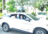 ITS Uji Mobil Listrik Otonom Buatan Sendiri, Bidik Kendaraan Pintar yang Lebih Terjangkau Mobil otonom yang dikembangkan oleh STP ICT dan Robotika ITS saat diuji coba oleh Menteri Lingkungan Hidup RI Mohammad Jumhur Hidayat