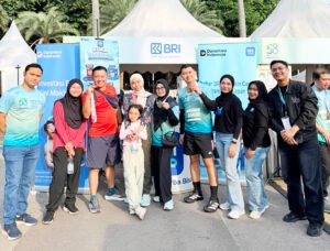 Booth BRI KC Warung Buncit Menjadi Salah Satu Titik Layanan yang Dikunjungi Peserta UMKM 5K Run (Dok. BRI)