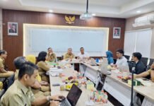 Cakupan Jamsostek Kota Bogor Masih Dikejar, Pemkot Pastikan Perlindungan Pekerja Tetap Jadi Prioritas Sekda Kota Bogor Denny Mulyadi Mengikuti Rakor dan Monitoring Evaluasi Program BPJS Ketenagakerjaan Bersama Kemendagri Secara Daring (Dok. Pemkot Bogor)