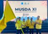 Menang Aklamasi di Musda XI, Rusli Langsung Dihadapkan Target 11 Kursi untuk Golkar Kota Bogor Rusli Prihatevy menerima mandat sebagai Ketua DPD Partai Golkar Kota Bogor usai ditetapkan secara aklamasi dalam Musda XI. (Dok. Golkar Kota Bogor)