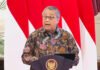 Perry Warjiyo Mundur dari BI, Destry Damayanti Langsung Ambil Peran sebagai Pejabat Gubernur Sementara Perry Warjiyo resmi mengundurkan diri dari jabatan Gubernur Bank Indonesia sebagaimana disampaikan pemerintah pada Senin (27/7/2026). Dok: Youtube Bank Indonesia