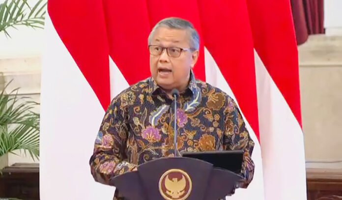 Perry Warjiyo resmi mengundurkan diri dari jabatan Gubernur Bank Indonesia sebagaimana disampaikan pemerintah pada Senin (27/7/2026). Dok: Youtube Bank Indonesia