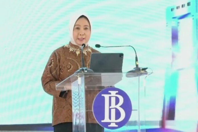 Deputi Gubernur Bank Indonesia (BI) Aida S. Budima. (Tangkapan layar YouTube Bank Indonesia.) Deputi Gubernur Bank Indonesia (BI) Aida S. Budima. (Tangkapan layar YouTube Bank Indonesia.)