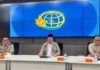 Nusron Soroti Laut Mulai Dikaveling, ATR/BPN Ingatkan Praktik di Batam hingga Daerah Lain Tak Bisa Dibiarkan Menteri ATR/BPN Nusron Wahid menyampaikan keterangan mengenai penataan ruang laut dalam konferensi pers. (Dok. ATR/BPN)