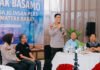 Kapolda Sumbar Duduk Basamo dengan Insan Pers, Bahas Komunikasi Polisi dan Media Kapolda Sumatera Barat Djati Wiyoto Abadhy bersama jajaran dan insan pers dalam forum dialog di Padang. Foto: Polda Sumbar