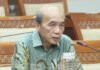 Bambang Harymurti Usul RUU Perampasan Aset Diubah, Minta Penyitaan Diperketat Bambang Harymurti saat mengikuti Rapat Dengar Pendapat Umum bersama Komisi III DPR RI di Kompleks Parlemen, Jakarta. (Dok. Tangkapan Layar)