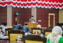 APBD 2025 Dipertanggungjawabkan, Dedie Rachim Soroti Disiplin Anggaran dan Evaluasi Kinerja OPD Wali Kota Bogor Dedie Rachim saat menghadiri Rapat Paripurna DPRD Kota Bogor terkait Pertanggungjawaban APBD 2025 (dok. Pemkot Bogor)