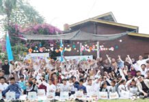 Tak Sekadar Santunan, “Senyum Bersama” Hadirkan Edukasi dan Layanan Sosial untuk Anak Yatim di Bogor Peserta kegiatan Senyum Bersama mengikuti rangkaian santunan, edukasi, dan layanan sosial di Desa Sinarwangi, Kecamatan Tenjolaya, Kabupaten Bogor. (Dok. Panitia)