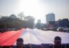 Bukan Sekadar Kirab, 500 Meter Merah Putih Warnai Jalanan Kota Bogor di FMP ke-11 Kirab Lima Bendera Merah Putih Sepanjang 500 Meter Meramaikan FMP ke-11 di Kota Bogor. Foto: Pemkot Bogor