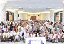 230 Calon Penerima LPDP Digembleng Polri Sebelum Berangkat Kuliah Kegiatan Persiapan Keberangkatan Beasiswa LPDP Angkatan ke-280 di Sekolah Bahasa Lemdiklat Polri, Jakarta. (Dok. Polri)