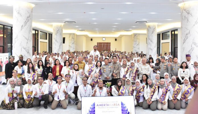 Kegiatan Persiapan Keberangkatan Beasiswa LPDP Angkatan ke-280 di Sekolah Bahasa Lemdiklat Polri, Jakarta. (Dok. Polri)