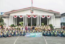 Long March 69 Kilometer ke Cianjur, Siswa Insantama Ditempa untuk Disiplin dan Peduli Sesama