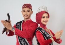 Mojang Jajaka Bogor Bawa Pulang Dua Gelar Moka Jabar 2026, Wellness Tourism Jadi Gagasan Christian Gerald Vernandes dan Thalita Sekar Alya, perwakilan Kota Bogor dalam ajang Mojang Jajaka Jawa Barat 2026. Foto: Harnas.id