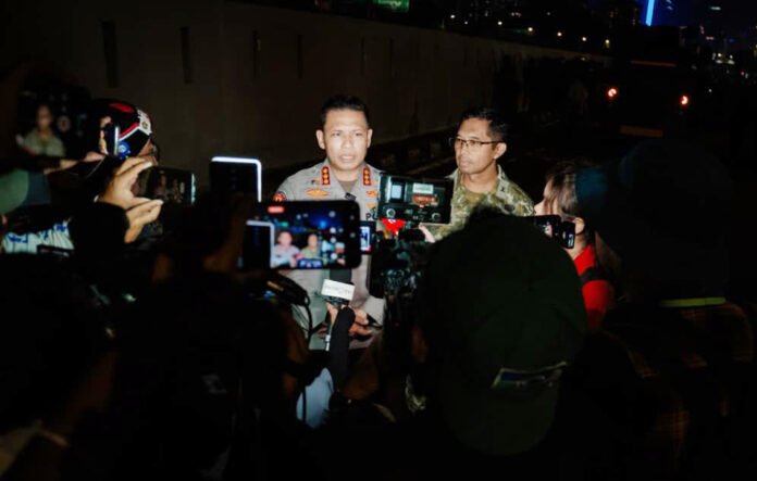 Kabid Humas Polda Metro Jaya Kombes Pol Budi Hermanto memberi keterangan kepada awak media. Foto: Istimewa
