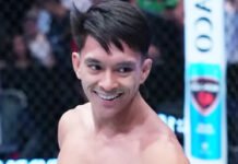 Bilal Hasan Tampil Kilat, Petarung Indonesia Raih Kontrak UFC di Contender Series Petarung Indonesia Bilal Hasan merayakan kemenangan setelah tampil di Dana White’s Contender Series. (Dok. UFC)