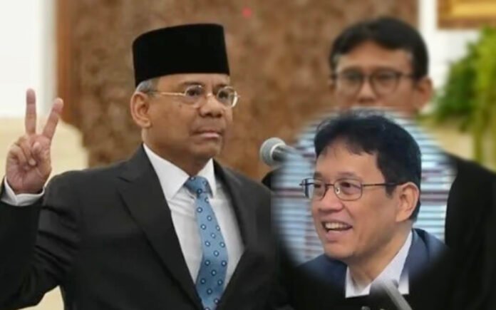 Suahasil Nazara dilantik sebagai Menteri Keuangan menggantikan Purbaya Yudhi Sadewa, Senin (14/9/2026) di Istana Negara, Jakarta.Foto: Youtube Sekretariat Presiden