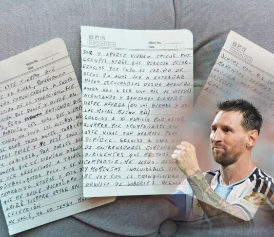 Messi Resmi Mundur dari Timnas Argentina: “Waktunya Telah Tiba” Lionel Messi resmi mengumumkan pensiun dari Timnas Argentina setelah lebih dari dua dekade membela La Albiceleste. Foto: Tangkapan Layar IG Leomessi