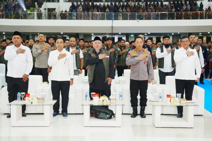 Kapolri menghadiri Syukuran Kemerdekaan RI ke-81 dan silaturahmi bersama Garda Satya NKRI di Jakarta. Foto: Polri