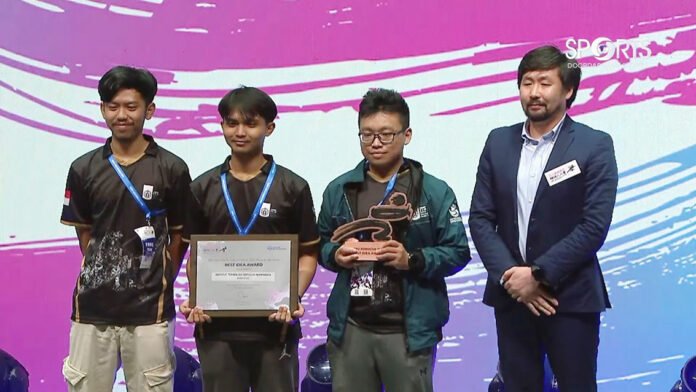 Tim Richie Robocon ITS sukses meraih Best Idea Award dan ROHM Award dalam ABU Robocon 2026 di Hong Kong. Foto: Humas iTS