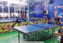 PTM Seven Spin Turunkan Enam Atlet di Sasak Cup IV 2026, Gendok Lolos Pool Atlet PTM Seven Spin Depok mengikuti Sasak The Challenger 2026 – Sasak Cup IV di Sasak Table Tennis Center, Kalimulya, Depok. Foto: Harnas.id