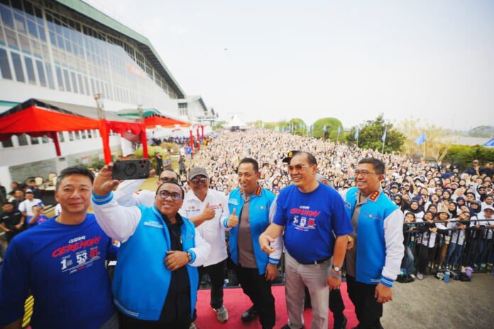 Kapolri Hadiri HUT ke-53 FSP TSK KSPSI AGN di Sukabumi. Foto: Polri