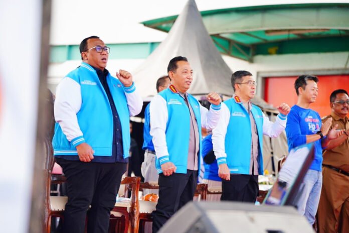 Kapolri Hadiri HUT ke-53 FSP TSK KSPSI AGN di Sukabumi. Foto: Polri