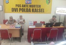 140 Personel DVI Polri Disiagakan, Identifikasi Korban KM Virgo Dibagi di Jatim dan Kalsel Tim DVI Polri Disiapkan untuk Proses Identifikasi Korban KM Virgo Transport 8. Foto: Polri