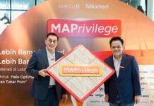 Telkomsel dan MAP Hadirkan MAPrivilege, Pelanggan Bisa Nikmati Beragam Benefit Gaya Hidup Telkomsel dan MAP meluncurkan MAPrivilege, program yang memberikan akses berbagai manfaat gaya hidup dari ekosistem ritel MAP melalui aplikasi MyTelkomsel bagi pelanggan yang memenuhi kriteria. Foto: Harnas.id