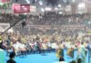 Hari Tani Nasional 2026, KPA Kawal Pelaksanaan UU Reforma Agraria Pembukaan Hari Tani Nasional 2026 dan Munas IX KPA di Padepokan Silat IPSI, Jakarta Timur. Foto: Harnas.id