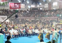 Hari Tani Nasional 2026, KPA Kawal Pelaksanaan UU Reforma Agraria Pembukaan Hari Tani Nasional 2026 dan Munas IX KPA di Padepokan Silat IPSI, Jakarta Timur. Foto: Harnas.id