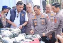 Operasi Antik Krakatau 2026: 379 Kasus Narkoba Dibongkar, 85,9 Kg Sabu Disita Polda Lampung Barang Bukti Narkotika Hasil Operasi Antik Krakatau 2026 Polda Lampung. Foto: Polri